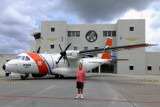 August 2014 - ADCS Gary Butler USCG-Retired in front of HC-144A #CG-2305