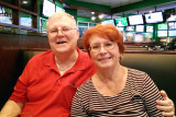 July 2014 - Ray and Lynda Kyse at Duffys Sports Grill in Weston