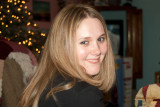 December 2005 - Donna after Christmas Eve service and dinner in Franklin
