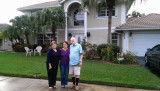 December 2014 - Karen with Lynda and Ray Kyse at their home in Davie