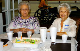 March 2015 - Aunt Thelma and Esther at her 94th birthday luncheon in St. Petersburg