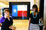 June 2015 - Karen with Diane Dean-Cox at the Northstar Mall in San Antonio, Texas