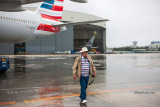 January 2016 - Don Boyd on the ramp during the tour of American Airlines B777-300ER N730AN at MIA