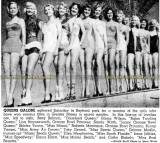 1951 or 1952 - Miami-area beauty queens galore posing at Bayfront Park