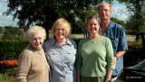 January 2008 - Esther, Karen, Wendy and Jim Hager at Bonita Springs, Florida