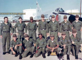 1967 - Ernie Filippini (bottom left side) and his Air Force tech school class graduation photo