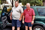 June 2003 - Mark Fidler and Don Boyd after breakfast at Brothers of Brooklyn and before he moved to Ocala