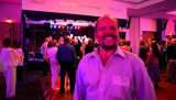 HHS-66 50-Year Reunion and Reunion of the 60's: Ed Peabody photobombing my shot of the dancers and singers on stage
