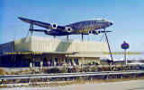 Mid/late 1970's - Lockheed Constellation L-1049G mounted on top of the Oasis American gas station and gift shop on Tamiami Trail