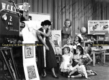 1957 - Karen Criswell and her brother Jim on Romper Room, WCKT-TV Channel 7