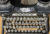 Dusty old typewriter