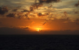 Caribbean Sunset off Puerto Rico, USA.