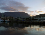 Table Mountain at Dusk, Capetown, South Africa.
