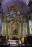 Interior, Church of St. Francis, Civitavecchia, Italy.