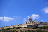 Panorama of Mdina, Malta.