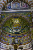 Interior of Cathedral Notre Dame de la Garde, Marseille, France.