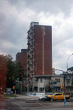 Zippered, Building in downtown Montevideo, Uruguay.