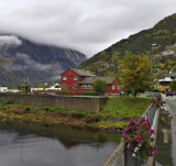 VIEW FROM BRIDGE AT EIDFJORD