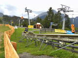END OF THE ALPINE COASTER  .  1