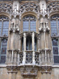 GOTHIC BALCONY ON TOWN HALL