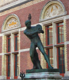 Sculpture Outside the Rijksmuseum
