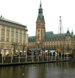 Town Hall from the Kleine Alster Lake  