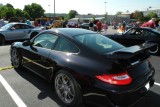 2010 Porsche 911 GT3, with 911 Turbo in the background, left / both 997s (2890)
