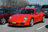 911 Carrera (997), spectator parking, 38th Annual Porsche-Only Swap Meet in Hershey (0111)