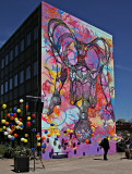 Invigning av en officiell graffitimlning i Ystad (konstnr: Falkholt)