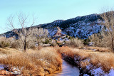 From the bridge at the last water crossing 