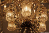 Glass chandelier