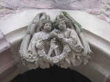 Anges représentant les enfants disparus d'un des architectes du chateau