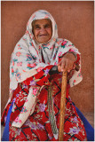 old lady in Abyaneh
