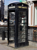 21st century phone booth with wifi