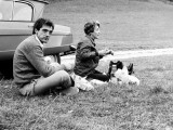 Zébro et sa soeur Anne rencontrés par hasard en 1973 dans le pays cathare