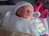 Maïka à sa naissance