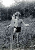 1945-46  Ski  Barges - Le futur champion olympique na que 3 ans 1/2
