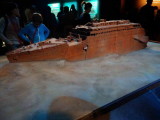 Maquette des restes du Titanic 
