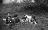  Christine, Pierre, Hlne et leur cousine Michle