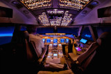 Flightdeck over the Pacific Ocean