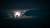 Thunderstorm at night