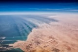 Sandstorm over Doha, Qatar