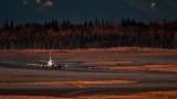 Alaska Airlines 737, takeoff Anchorage