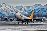 Polar Air Cargo 747-400 taking off