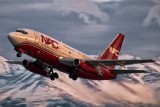 Northern Air Cargo, 737-200 taking off