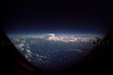 Moonlight and clouds over the Atlantic