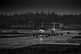 MD-11 and 747-8 taxiing in