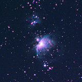 Orion and Running Man Nebulae (100% crop)