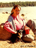 Posing at Big Creek Lake