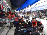 Main market in Hanoi, Vietnam